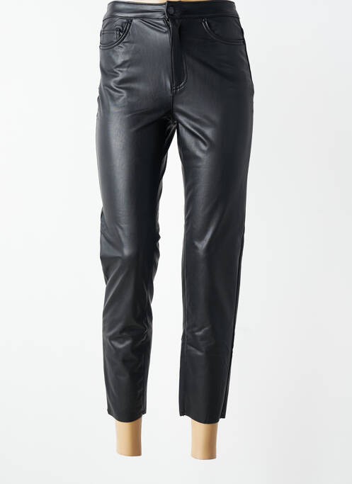 Pantalon 7/8 închidere cu fermoar sub clapetă cu nasturi negru VERO MODA femme
