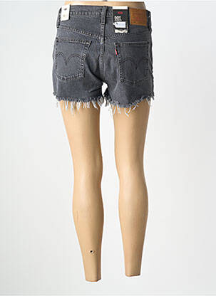 Șort țesătură denim talie înaltă negru LEVI'S femeie