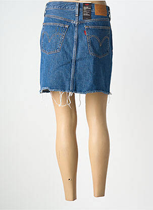 Fustă scurtă buzunare albastru LEVI'S femeie