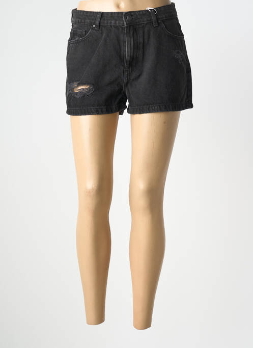 Șort țesătură denim talie înaltă negru ONLY femme