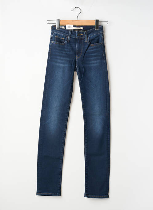 Blugi cu croială slim elasticitate talie înaltă albastru LEVIS femme