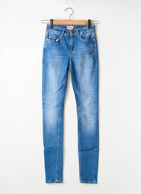 Blugi skinny talie înaltă talie înaltă albastru ONLY femme
