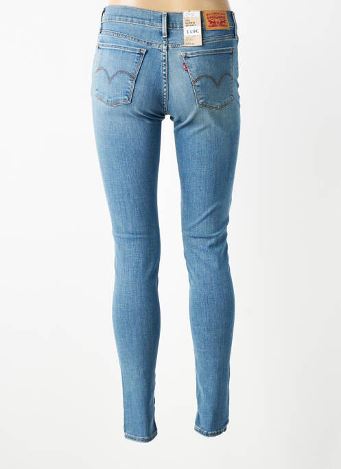 Blugi cu croială slim elasticitate mărime normală albastru LEVIS femme