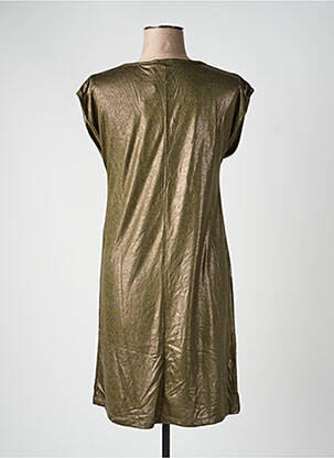 Rochie scurtă mâneci scurte mâneci scurte verde PIECES femeie