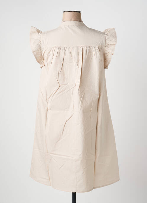 Rochie scurtă mâneci scurte mâneci scurte bej ONLY femme