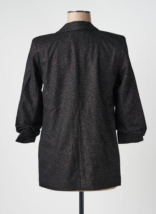 Sacou guler șal negru PIECES femme