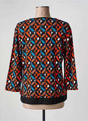 Tricou mâneci 3/4 mâneci 3/4 negru CHRISTINE LAURE femeie