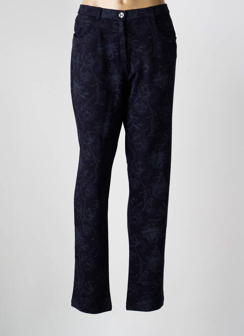 Pantalon slim elasticitate mărime normală albastru CHRISTINE LAURE femme