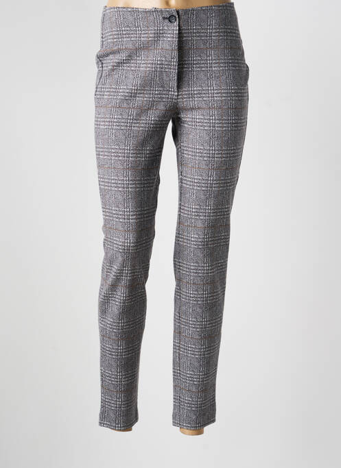 Pantalon 7/8 elasticitate mărime normală gri BETTY BARCLAY femme