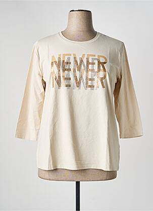 Tricou mâneci 3/4 mâneci 3/4 bej BETTY BARCLAY femeie