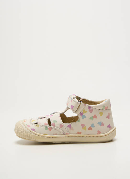 Sandale/pantofi decupați vârf rotund vârf rotund alb NATURINO fille