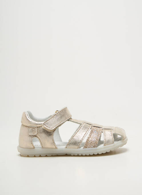Sandale/pantofi decupați vârf rotund vârf rotund auriu NATURINO fille