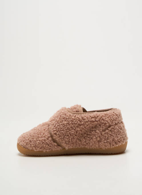 Papuci/pantofi de casă branț detașabil vârf rotund roz NATURINO fille
