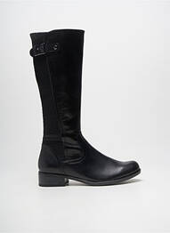 Cizme țesătură satinată toc de 4 la 6 cm negru CAPRICE femme