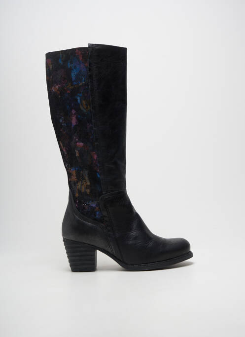 Cizme cubanez toc de 4 la 6 cm negru ROGER MILTON femme