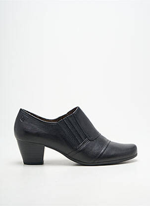 Derby-uri cubanez toc de 4 la 6 cm negru CAPRICE femeie