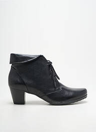 Botine/ghete umplută toc de 4 la 6 cm negru CAPRICE femme