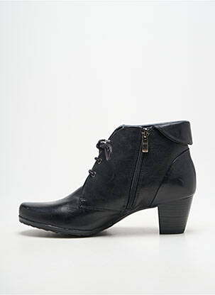 Botine/ghete umplută toc de 4 la 6 cm negru CAPRICE femeie