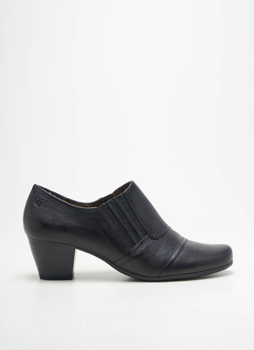 Derby-uri cubanez toc de 4 la 6 cm negru CAPRICE femme
