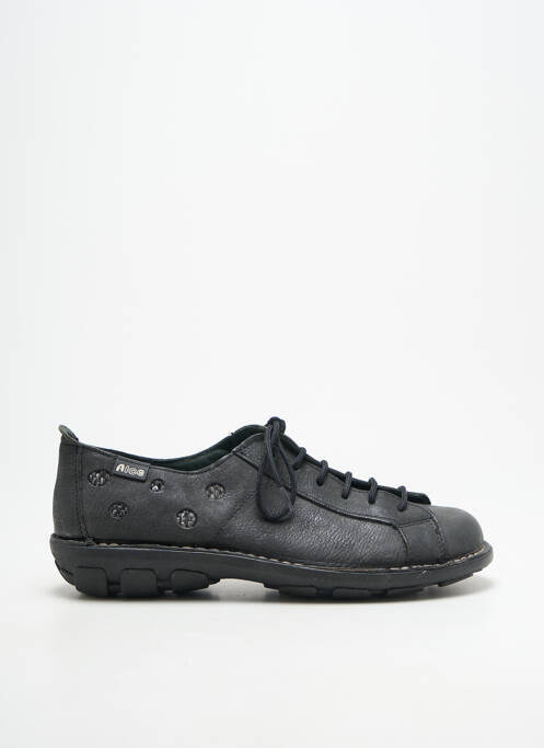 Adidași vârf rotund toc plat până la 3 cm negru NICE femme