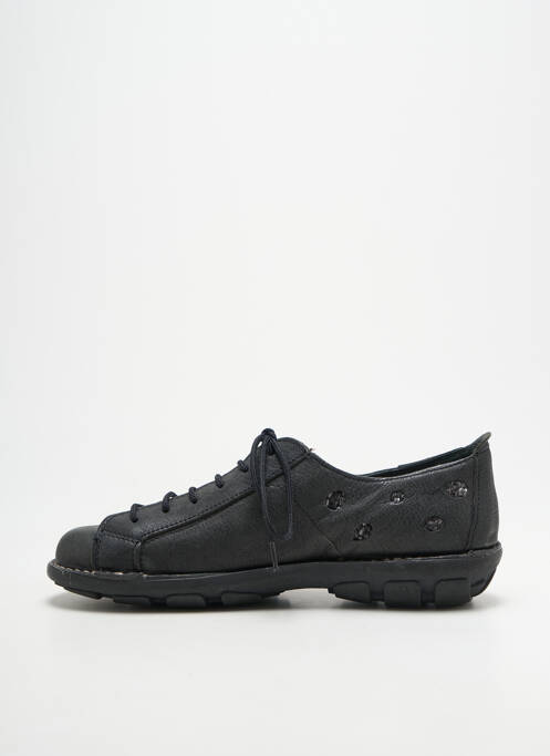Adidași vârf rotund toc plat până la 3 cm negru NICE femme