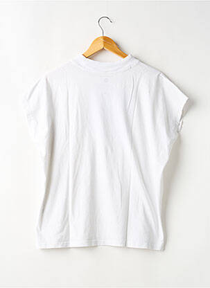 Tricou imprimeu fantezie mâneci scurte alb THINKING MU femeie