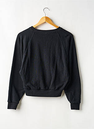 Hanorac elasticitate mâneci lungi negru UNIQLO femeie