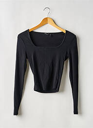 Tricou mâneci lungi mâneci lungi negru ASOS femme