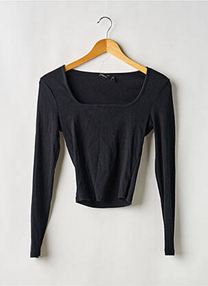 Tricou mâneci lungi mâneci lungi negru ASOS femme