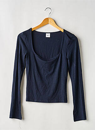 Tricou mâneci lungi mâneci lungi albastru GINA TRICOT femme