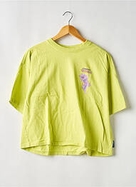 Tricou elasticitate mâneci scurte verde DECATHLON femme