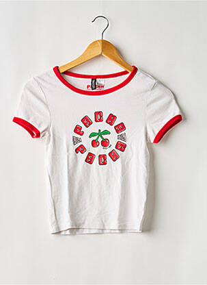 Tricou serigrafie mâneci scurte roșu DIVIDED H&M femeie
