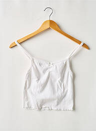 Top țesătură jersey bretele subțiri alb COTTON:ON femme