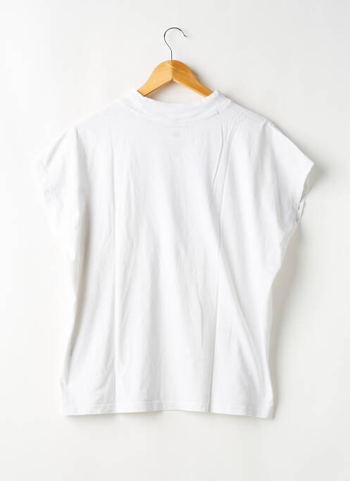 Tricou imprimeu fantezie mâneci scurte alb THINKING MU femme