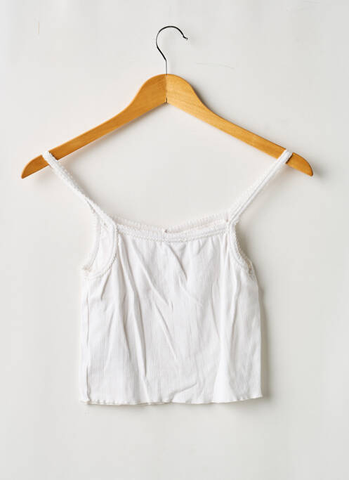 Top țesătură jersey bretele subțiri alb COTTON:ON femme