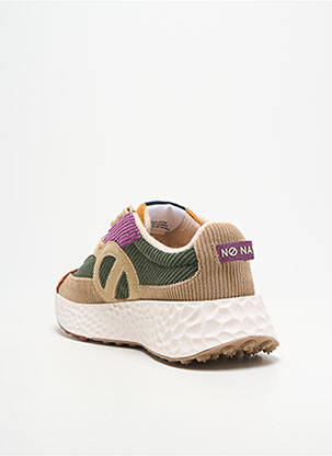 Adidași branț detașabil toc de 4 la 6 cm verde NO NAME femeie