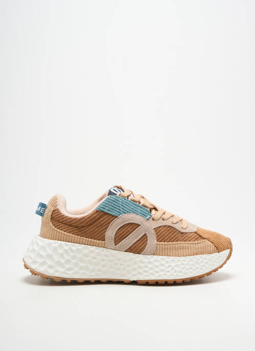 Adidași branț detașabil toc de 4 la 6 cm maro NO NAME femme