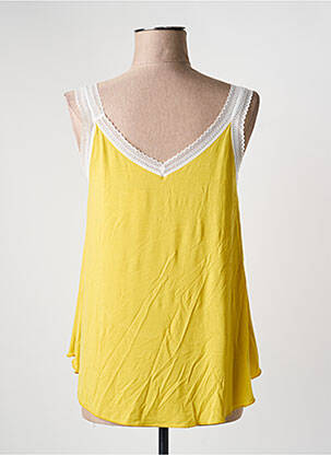 Top/caraco galben SOFTY femeie