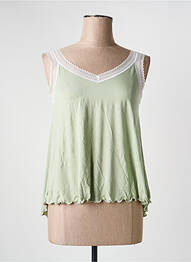Top/caraco verde SOFTY femme
