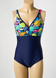 Costum de baie dintr-o singură piesă imprimeu fantezie albastru ROSE POMME femme