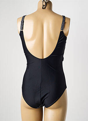 Costum de baie dintr-o singură piesă imprimeu fantezie negru ROSE POMME femeie