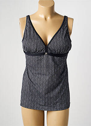 Top de baie imprimeu fantezie negru ROSE POMME femeie