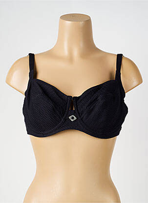 Sutien de costum de baie negru ANTIGEL femeie