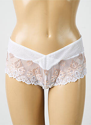 Shorty broderie alb CHANTELLE femeie