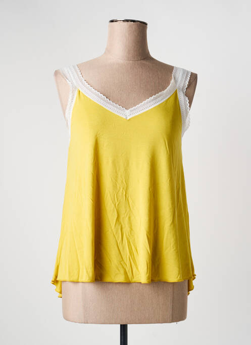 Top/caraco galben SOFTY femme