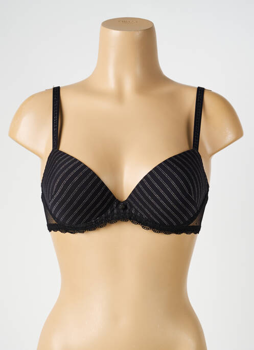 Sutien bretele elastice reglabile negru ANTIGEL femme