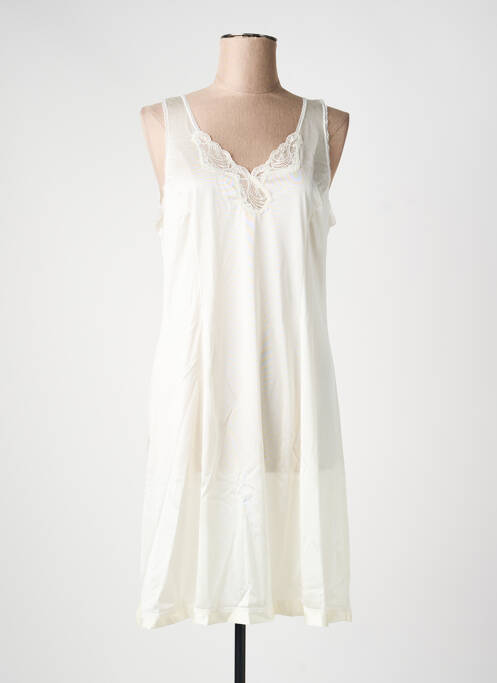 Nuisetă/combinetă efect material satinat bej LINGERIE ELIZABETH femme