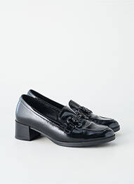 Mocasini efect șifonat toc de 4 la 6 cm negru GABOR femeie