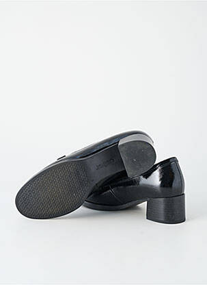 Mocasini efect șifonat toc de 4 la 6 cm negru GABOR femeie