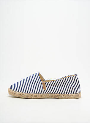 Espadrile țesătură satinată toc plat până la 3 cm albastru LA MAISON DE L'ESPADRILLE femeie